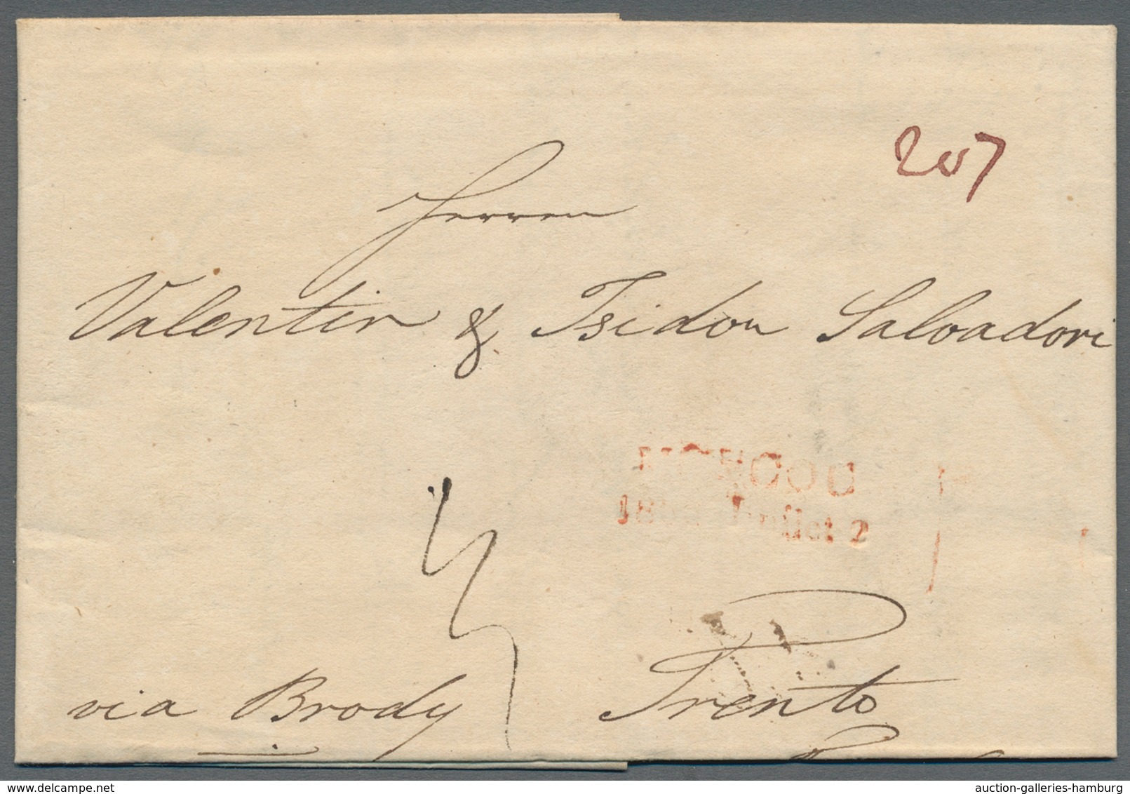 Russland - Vorphilatelie: 1836 Three Covers All Sent From Moscow With Red Double Line Cancel To Tren - ...-1857 Vorphilatelie