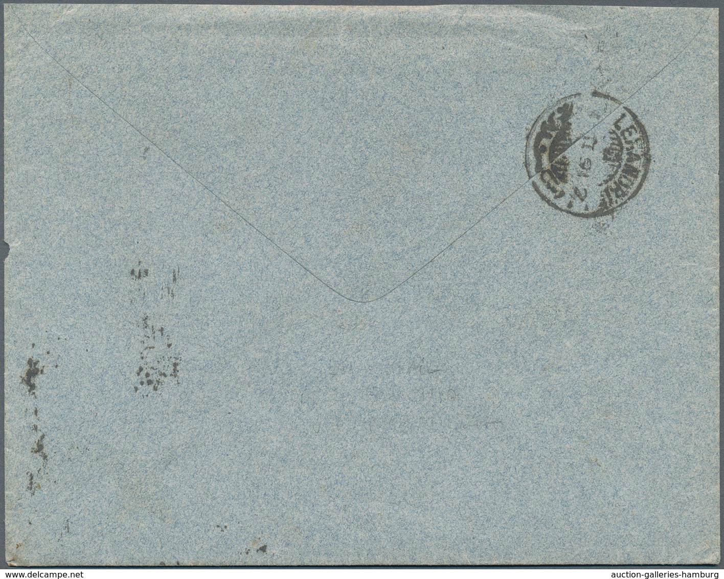 Russland: 1891:Commercial Cover (with Enclosed Letter In Greek), Printed "Georges Bougadis, Odessa", - Covers & Documents