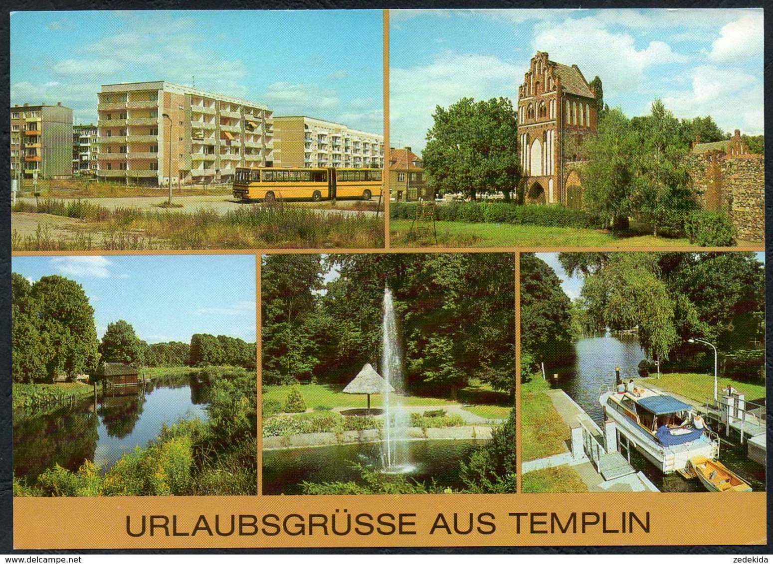 B9261 - TOP Templin - Bild Und Heimat Reichenbach Verlag DDR - Templin