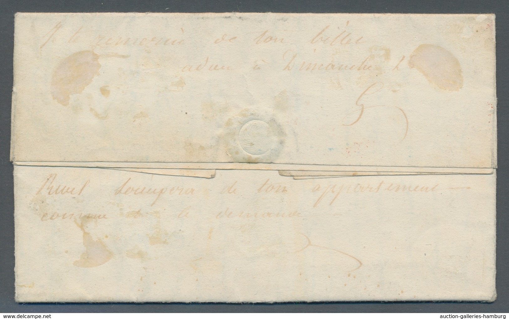 Schweiz - Genf: 1846, "5 C. Großer Adler", Farbfrischer Wert Mit Allseits Vollen/breiten Rändern Und - 1843-1852 Correos Federales Y Cantonales