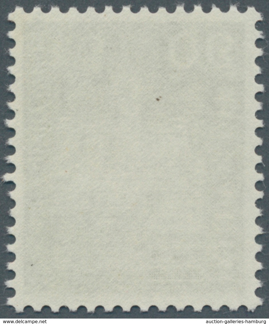 Schweiz: 1960, 90 Rp. Munot Zu Schaffhausen Mit Doppelprägung, Postfrisch, Unsigniert, Fotoattest Ma - Used Stamps