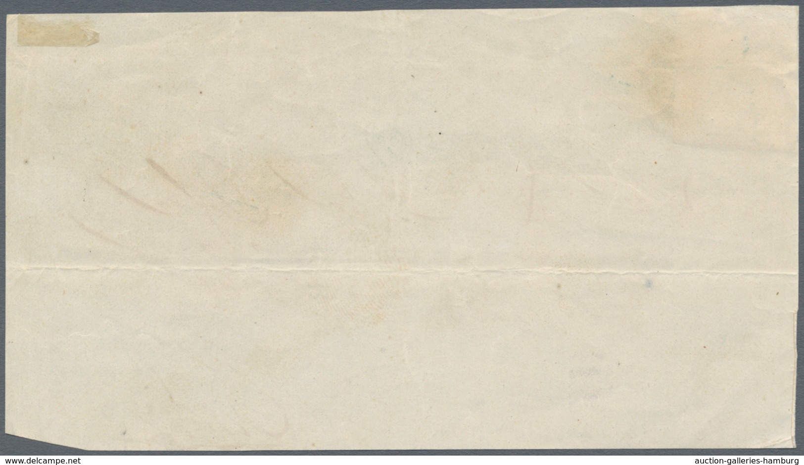 Spanien: 1853, 6cs. Carmine, Fresh Colour, Close To Full Margins, Single Franking On Front Of Entire - Other & Unclassified