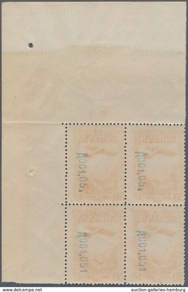 Spanien: 1931, 900 Years Montserrat Monastery Airmail Stamps Perf. 11¼ Complete Set Of Five In Block - Other & Unclassified