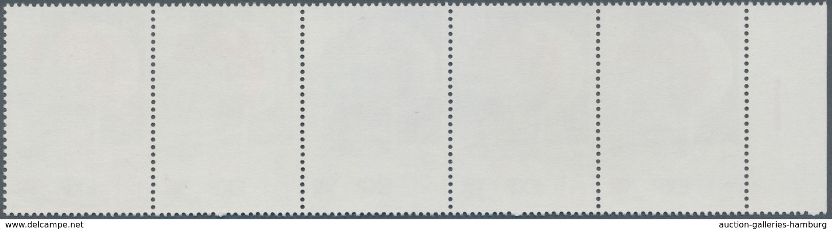 Spanien: 1989, 8pts.+5pts. "Expo '92", Left Marginal Horizontal Strip Of Five Without Impression Of - Sonstige & Ohne Zuordnung