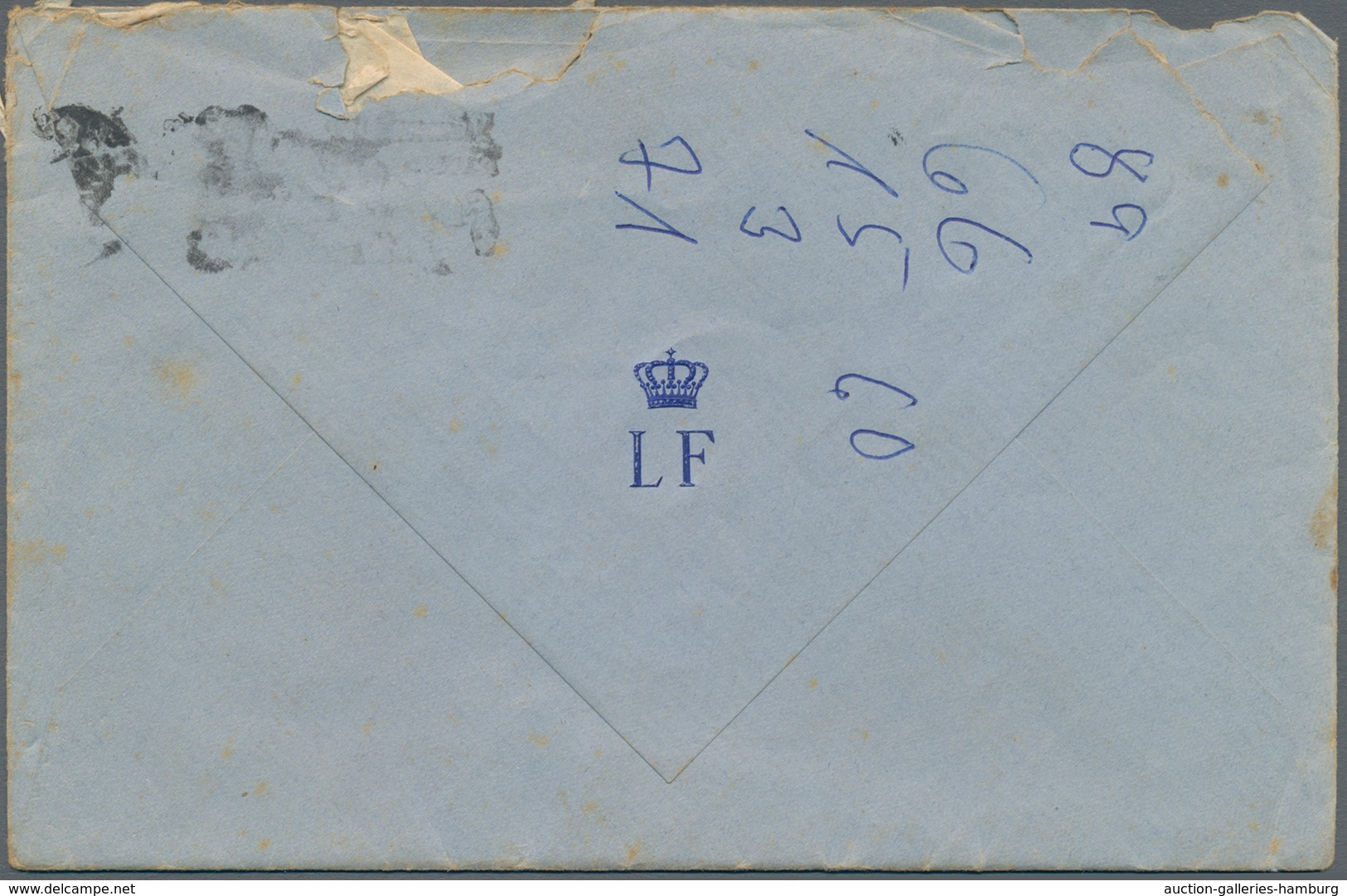 Autographen: PRINZ LOUIS FERDINAND V. PREUSSEN (1907-1994) , 1935 Brief Mit Rückseits Geprägtem Abse - Other & Unclassified