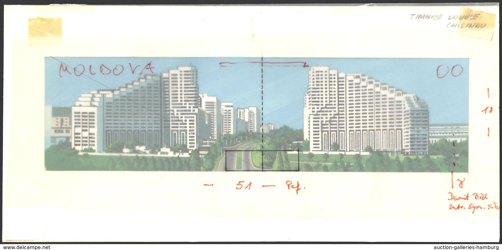 Thematik: Sehenswürdigkeiten / Sights: 1994, MOLDOVA: Prepared But NOT ISSUED Definitives Set 'Views - Sonstige & Ohne Zuordnung