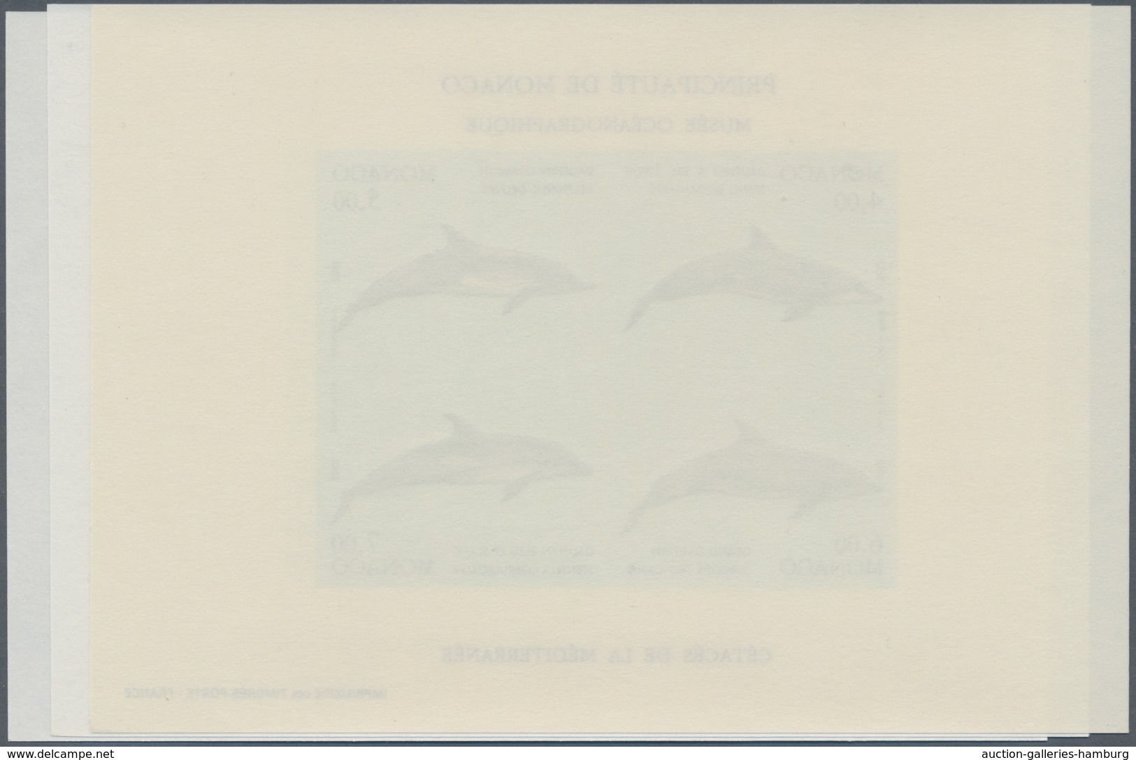 Thematik: Tiere-Meeressäuger (u.a. Wale) / Animals-aquatic Mammals: 1992/1994, MONACO: Whales And Do - Sonstige & Ohne Zuordnung