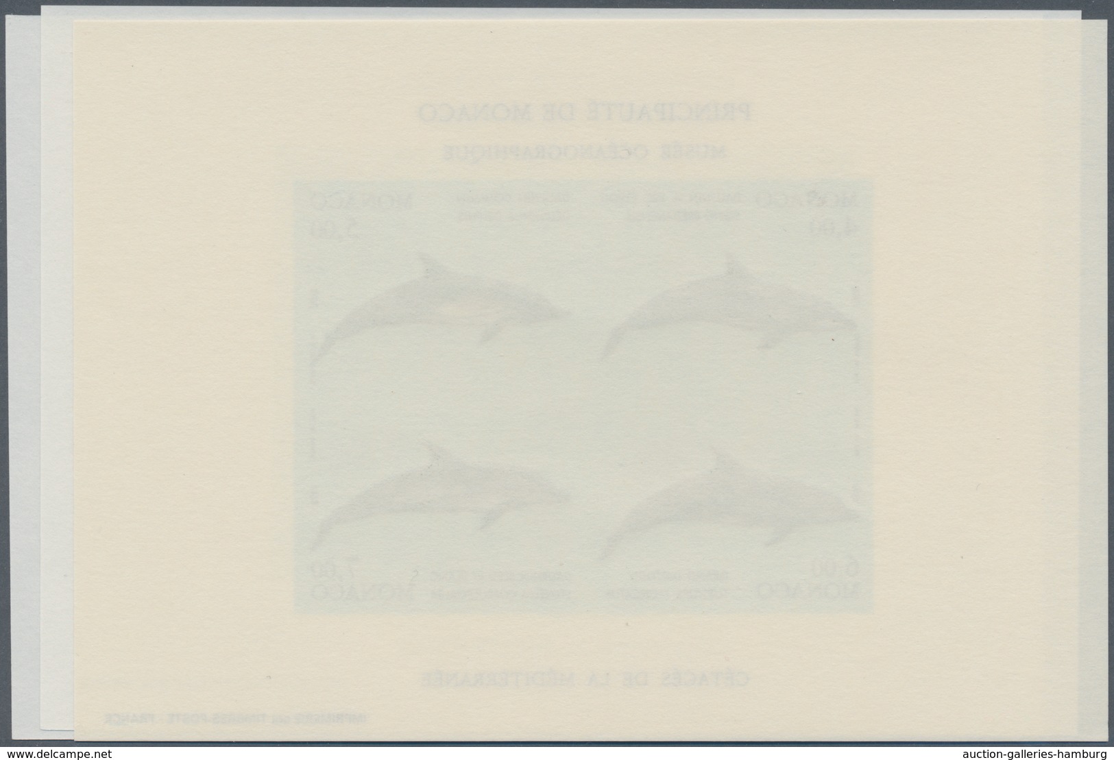 Thematik: Tiere-Meeressäuger (u.a. Wale) / Animals-aquatic Mammals: 1992/1994, MONACO: Whales And Do - Sonstige & Ohne Zuordnung