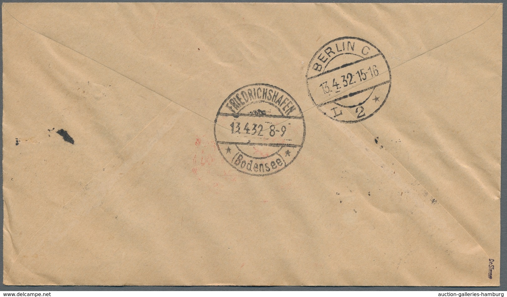 Zeppelinpost Deutschland: 1932, 2.SAF, Karte Brasiliansiche Post Und Brief Bolivianische Post (diese - Luft- Und Zeppelinpost