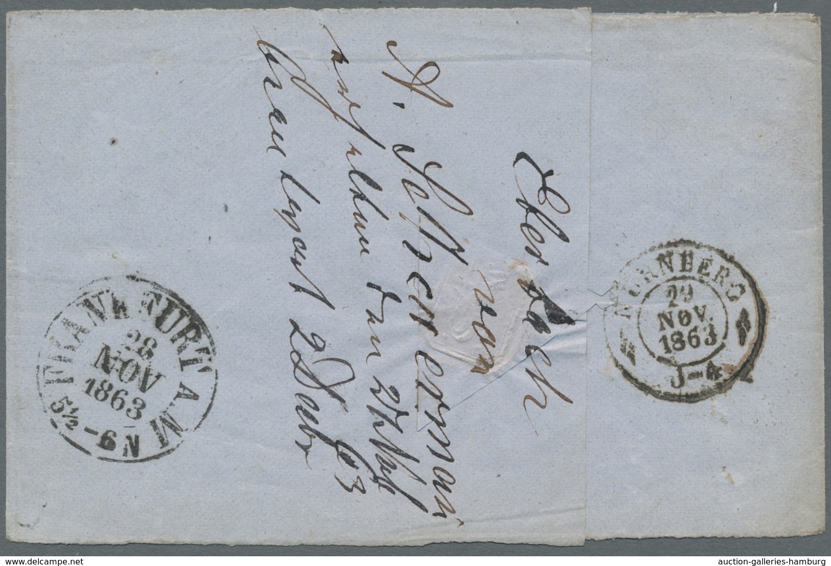 Baden - Marken Und Briefe: 1862, 9 Kreuzer Dunkelbraun Mit Ausgabetypischer Zähnung Als Einzelfranka - Sonstige & Ohne Zuordnung