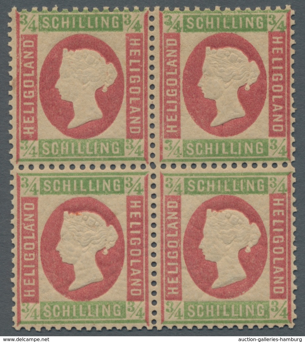 Helgoland - Marken Und Briefe: 1873, 3/4 Schilling Als, Auch Nach Prüfbefund 2019, Tadelloser Nicht - Heligoland