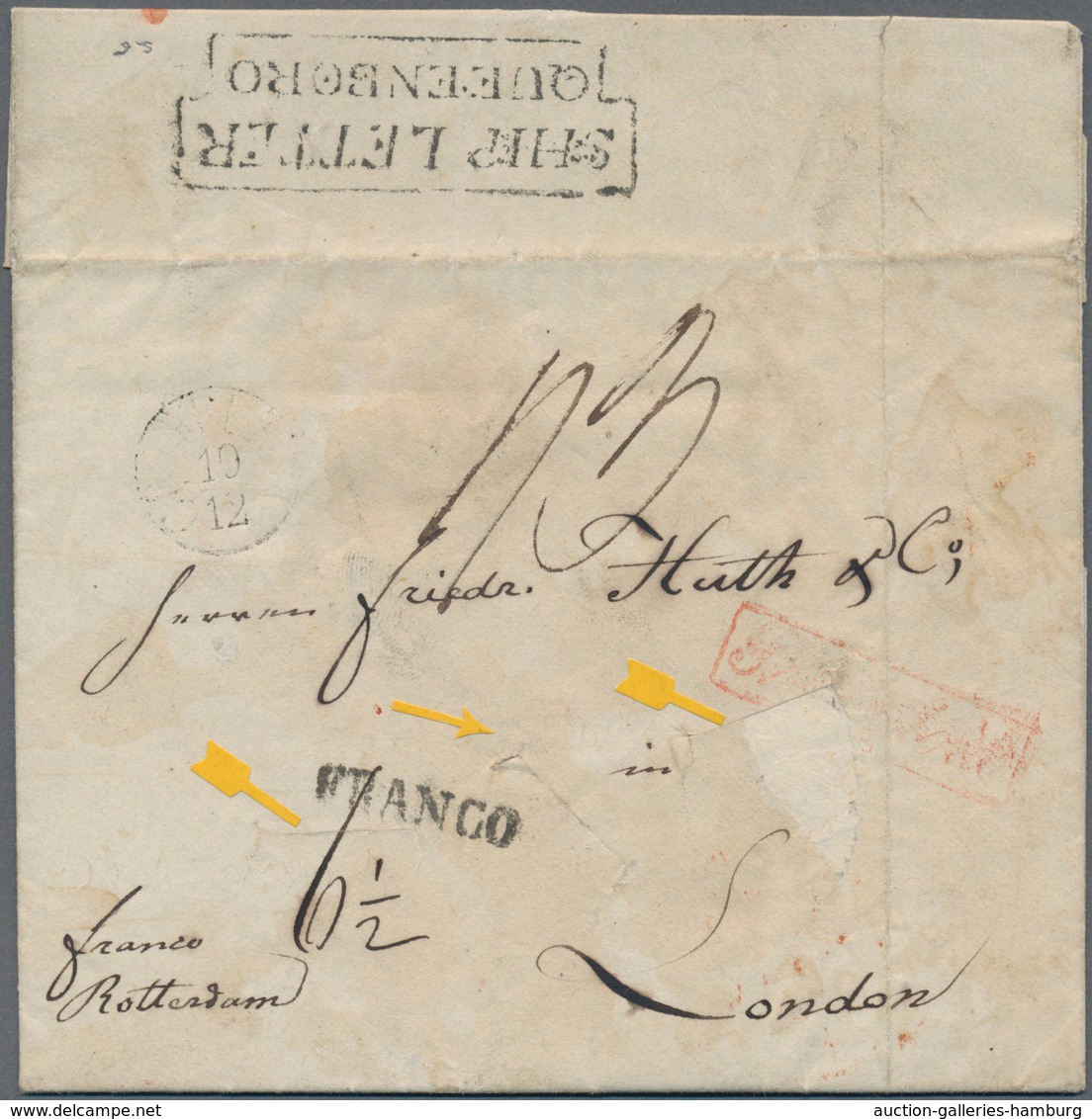 Preußen - Vorphilatelie: 1831, "CREFELD 10.12.", EKr. Recht Klar Auf Komplettem Faltbrief Mit Leitve - Prephilately