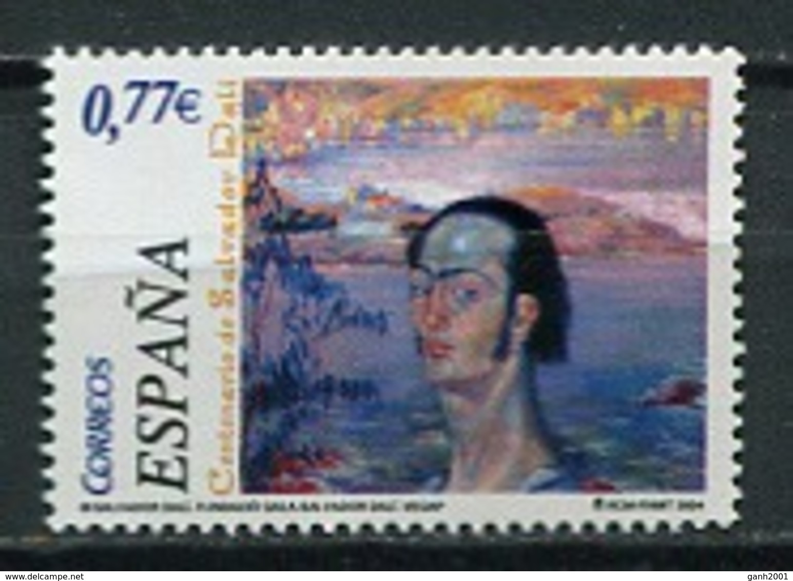 Spain 2004 España / Art Salvador Dali Painting MNH Pintura Dalí / Jq16  3-1 - Modernos