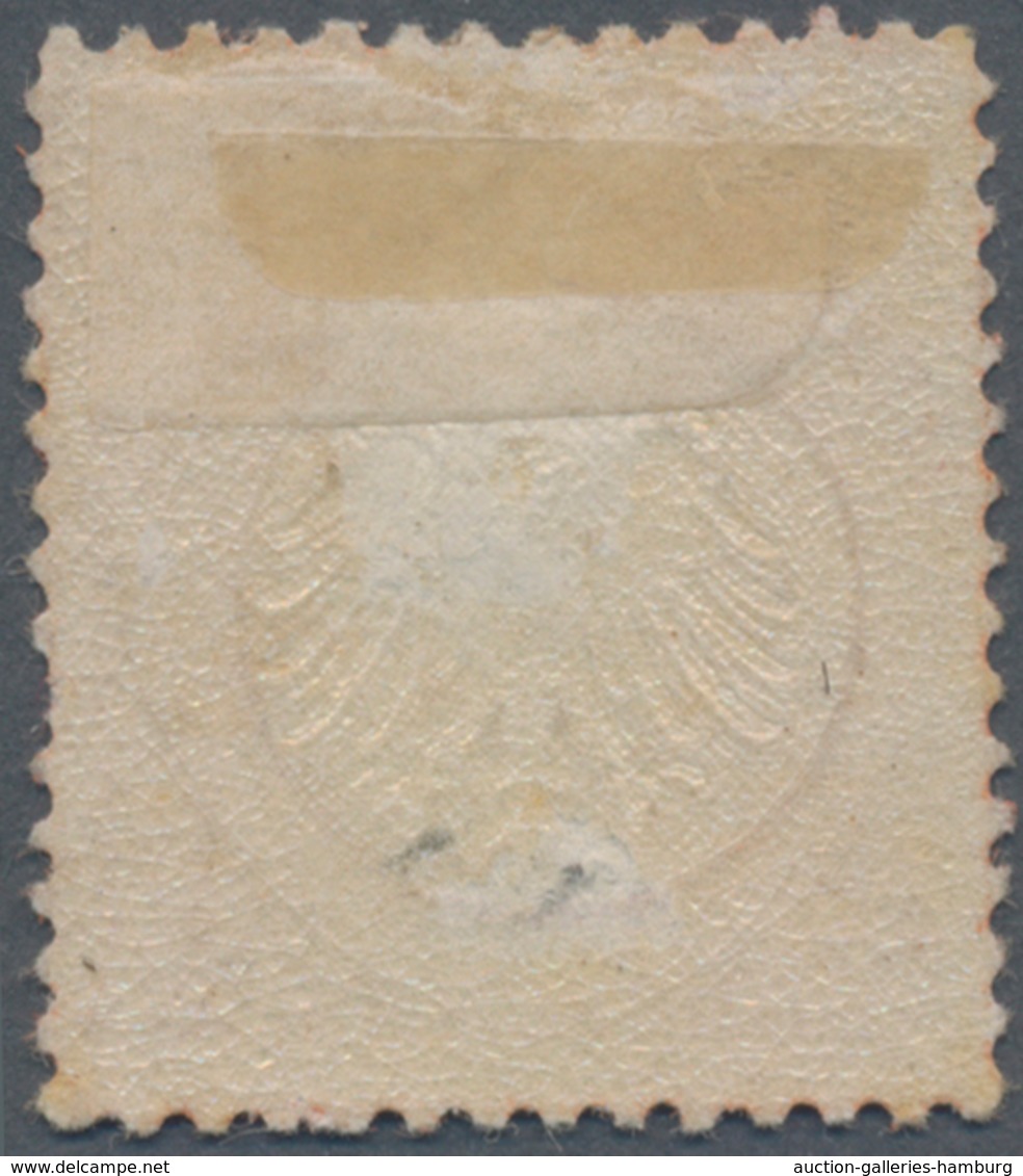 Deutsches Reich - Brustschild: 1872, Kleiner Schild ½ Gr Rötlichorange, Ungebraucht Mit Originalgumm - Other & Unclassified