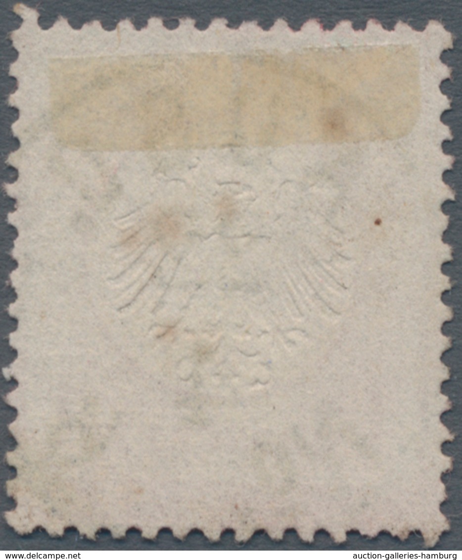 Deutsches Reich - Brustschild: 1872, Kleiner Schild 1 Gr. Kamin Mit Seltenem Zentrischem Ausgabe-K1 - Other & Unclassified