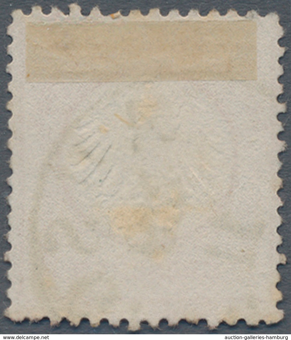 Deutsches Reich - Brustschild: 1872, Kleiner Schild ½ Gr. Orange Mit Seltenem Zentrischem Ausgabe-K1 - Sonstige & Ohne Zuordnung