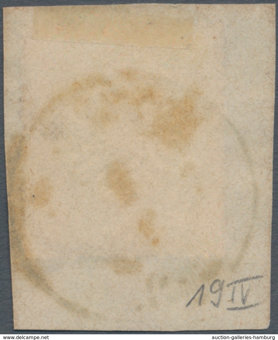 Deutsches Reich - Brustschild: 1872, Großer Schild 1 Gr. Karmin Mit Sehr Seltenem Plattenfehler IV: - Sonstige & Ohne Zuordnung