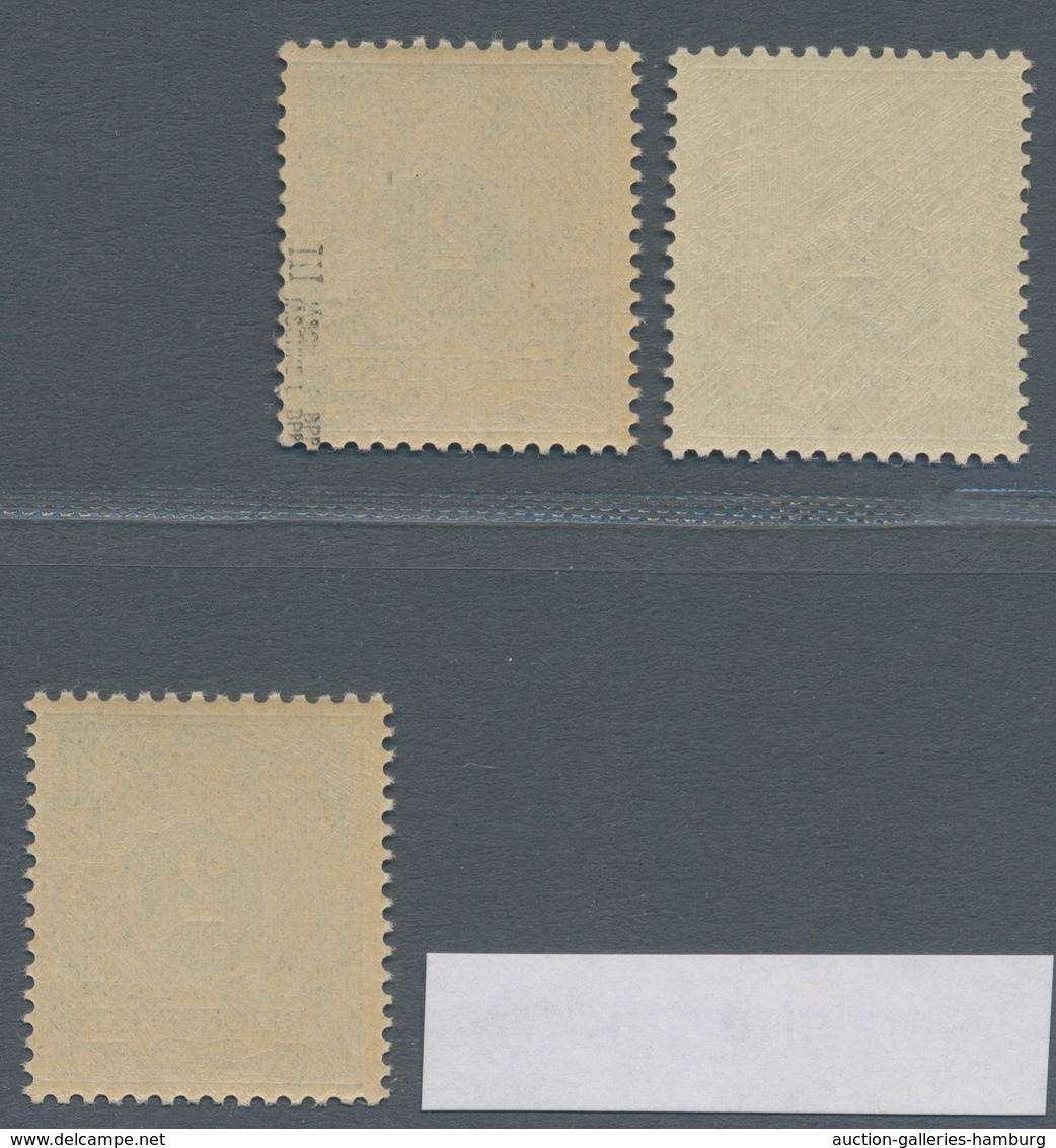 Deutsches Reich - Krone / Adler: 1900, 2 Pfg. Grau, Zwei Werte Mit Plattenfehler I "REIGHSPOST" Bzw. - Used Stamps