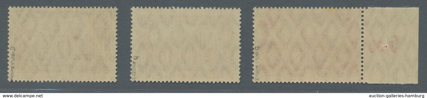 Deutsches Reich - Inflation: 1920, Reichspostamt Mit Flaggen, 1 M. Bzw. 1.50 M., Die Besseren Farben - Ungebraucht