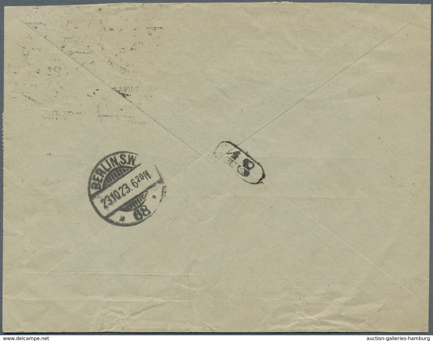 Deutsches Reich - Inflation: 1923, Rohrpost Hochinflation: Firmen-Ortsbrief Ab SW61 Vom 23.10.23 6:- - Unused Stamps