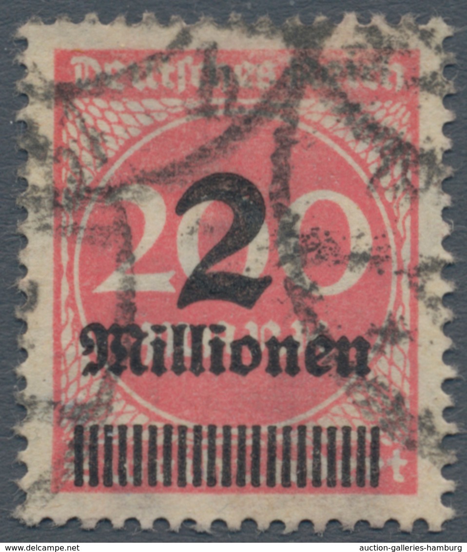 Deutsches Reich - Inflation: 1923. 2 Millionen Auf 200 Mark. LIEGENDES WASSERZEICHEN. Sauber Gestemp - Ungebraucht