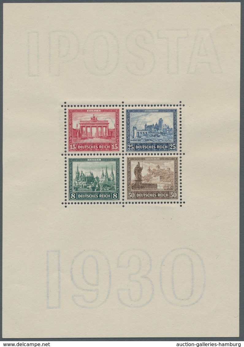 Deutsches Reich - Weimar: 1930 - IPOSTA-Block In Guter Postfrischer Qualität. Das Aktuelle Fotoattes - Sonstige & Ohne Zuordnung
