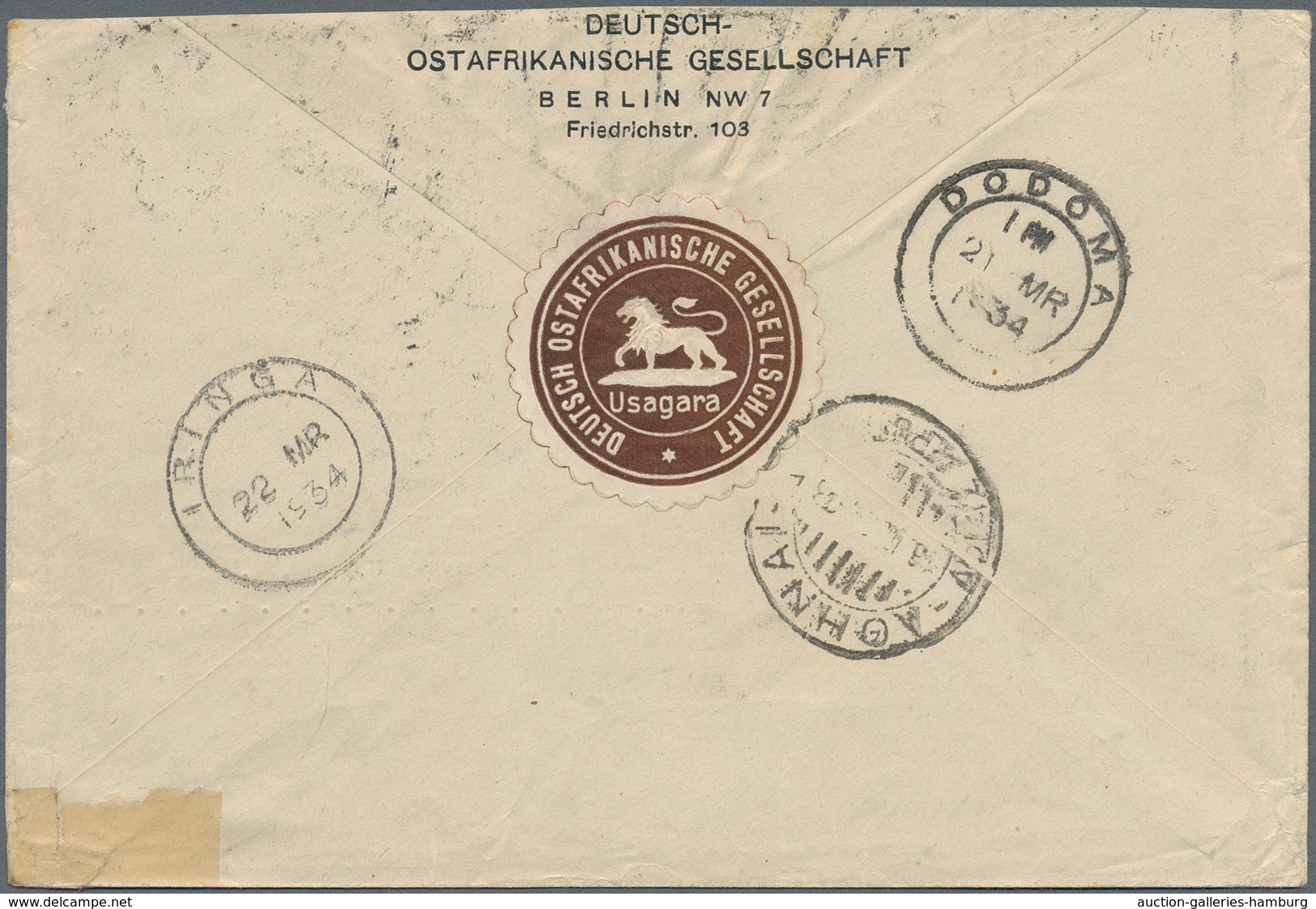 Deutsches Reich - Weimar: 1931. 2 X 1 RM Lebhaftrot "Zeppelin", Portogerechte MeF Auf Luftpostbrief - Other & Unclassified