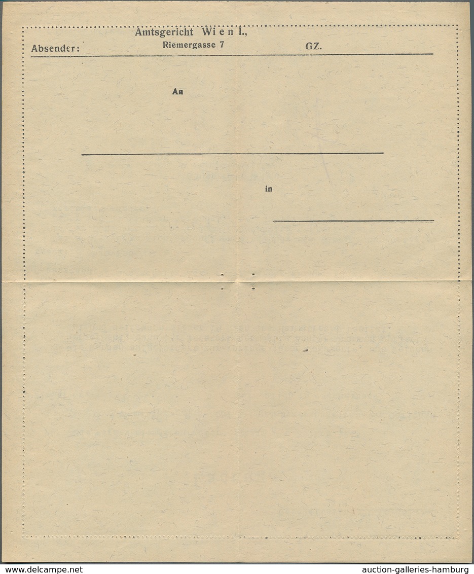 Deutsches Reich - 3. Reich: 1943, 30 Pf Hitler als EF auf R-Gerichtsbrief mit Rückschein in WIEN inc