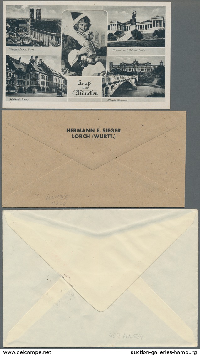 Deutsches Reich - 3. Reich: 1944, Feldherrenhalle Auf 4 Belegen Je Mit Ersttagsstpl. Vom 9.11.44, Da - Covers & Documents