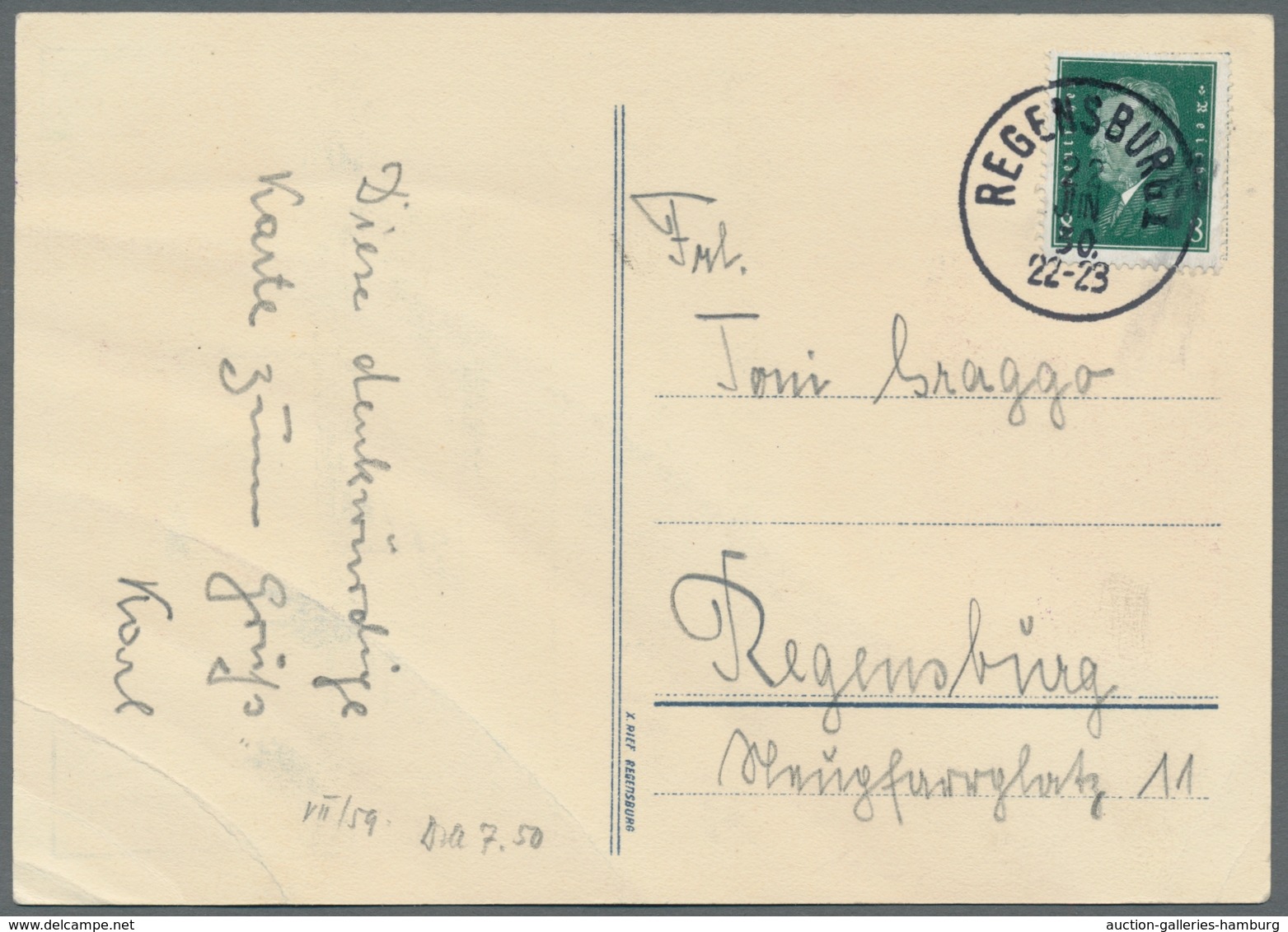 Deutsches Reich - Halbamtliche Flugmarken: 1930, "20 Pfg. Regensburger Großflugtag", Farbfrischer We - Airmail & Zeppelin