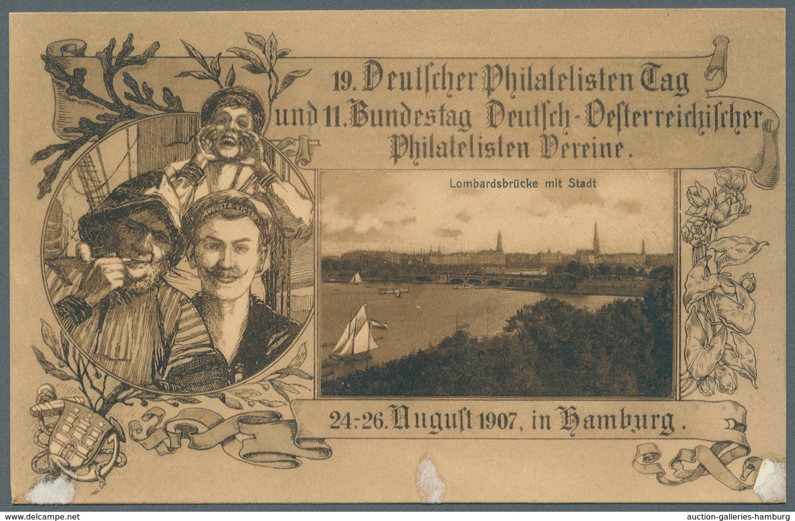 Deutsches Reich - Privatganzsachen: 1907, Lot Von 15 Privat-Postkarten 5 Pf Germania "19. Dt. Philat - Other & Unclassified