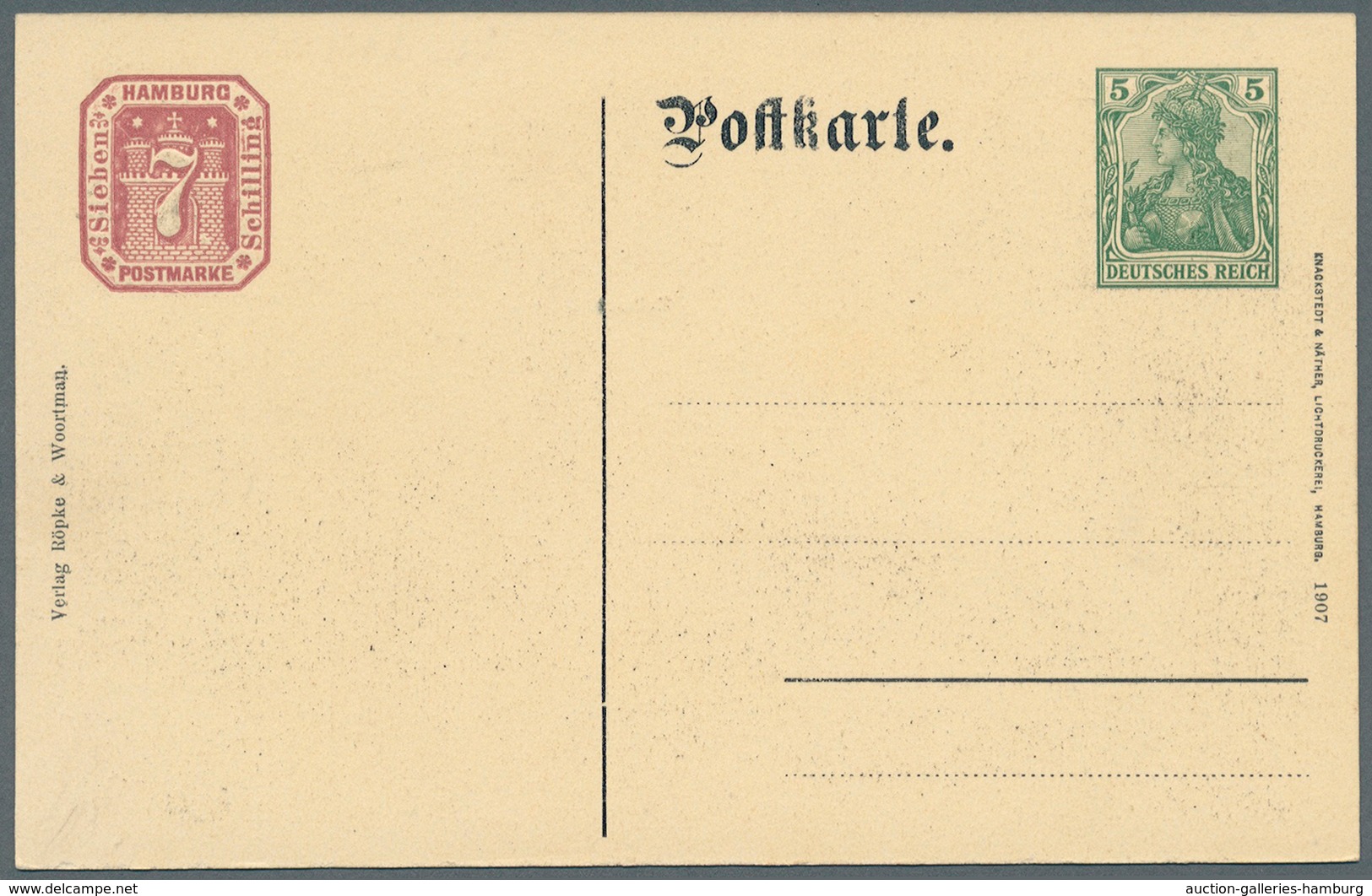 Deutsches Reich - Privatganzsachen: 1907, Lot von 15 Privat-Postkarten 5 Pf Germania "19. Dt. Philat