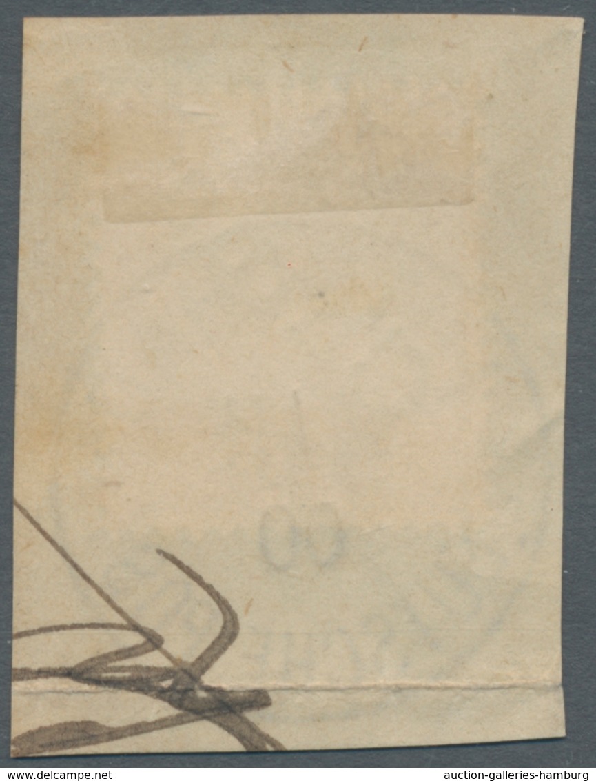 Deutsche Post In China: 1900, FUTSCHAU-Provisorium, Luxusbriefstück Mit Aufrecht Stehender Entwertun - Deutsche Post In China