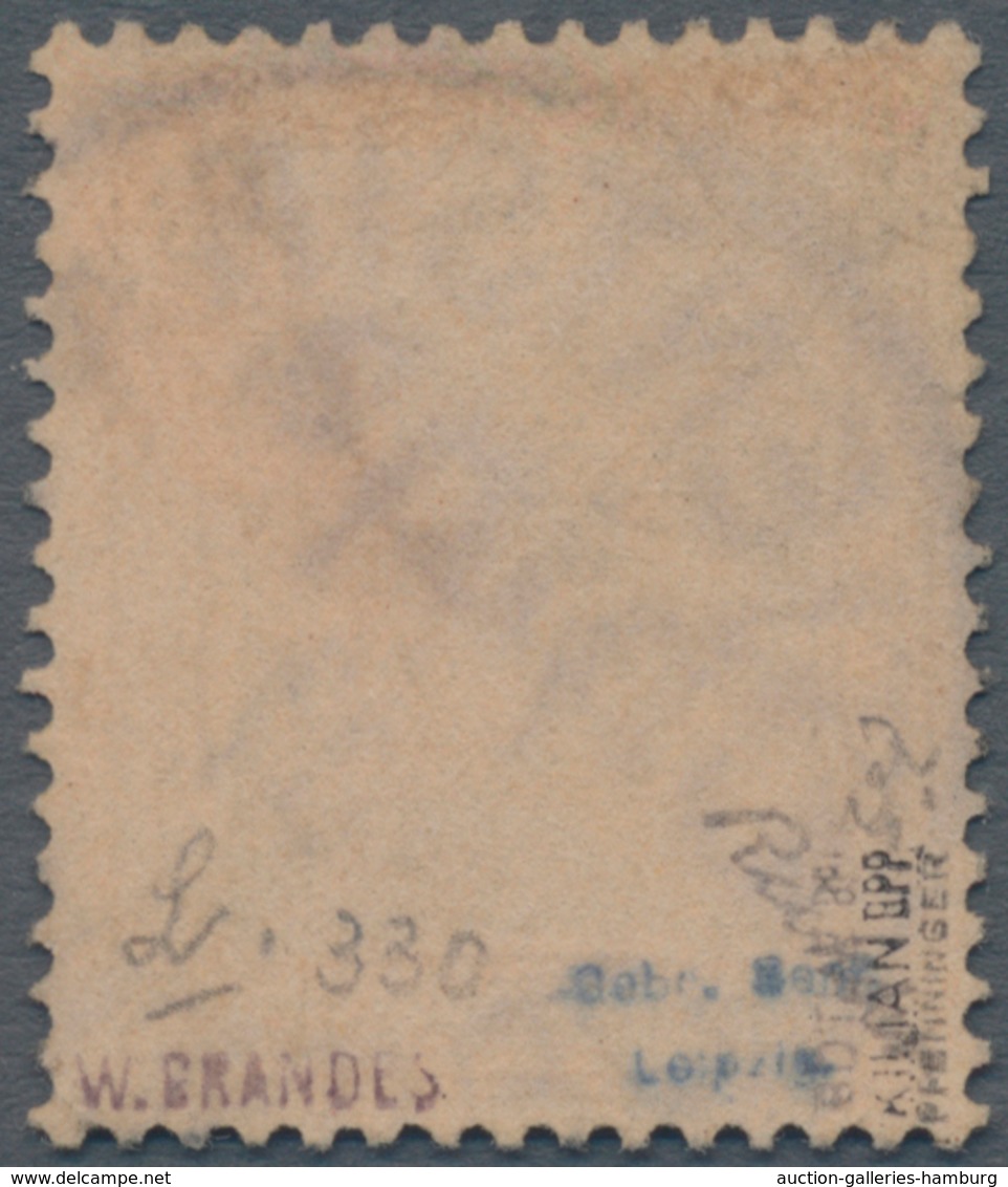 Deutsche Post In China: 1900, Germania 50 Pfg. Mit Handstempelaufdruck, Gestempelt "TIENTSIN 7/1 01" - China (offices)