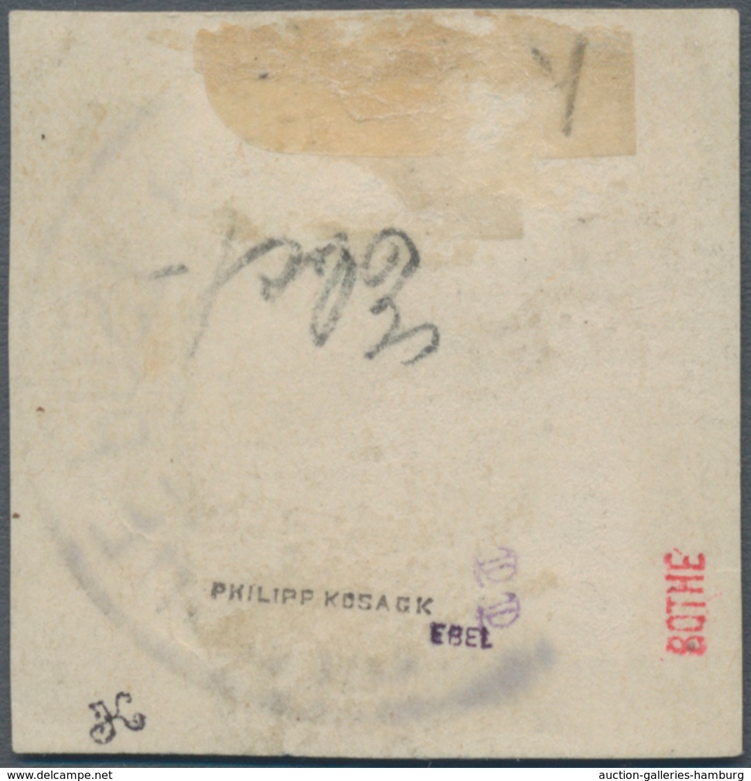 Deutsche Post In China: 1900, 50 Pfg., Handstempel, Sehr Gut Zentriertes Exemplar (kurzer Zahn Oben - Deutsche Post In China