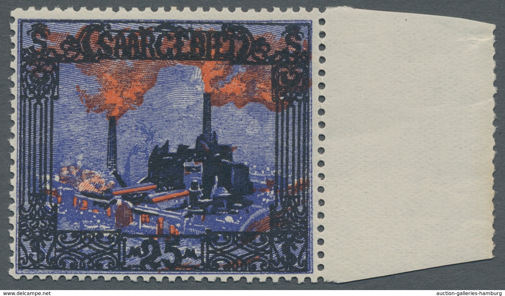 Deutsche Abstimmungsgebiete: Saargebiet: 1921-23, "Landschaften I-IV", Postfrische Sätze In Sehr Gut - Covers & Documents