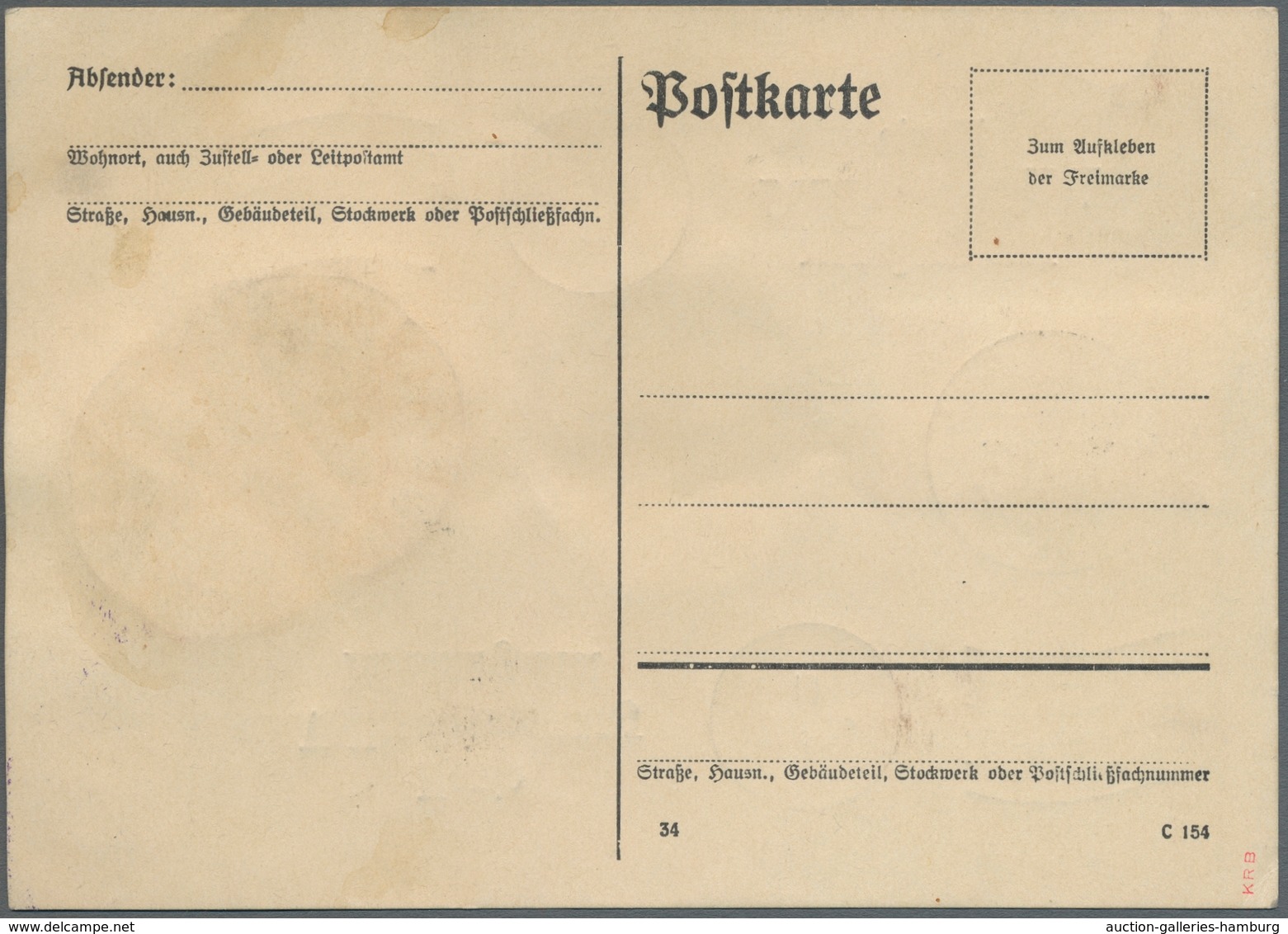 Deutsche Abstimmungsgebiete: Saargebiet: 1935, Volksabstimmung, Brief Und Karte Mit Lacksiegeln Und - Briefe U. Dokumente