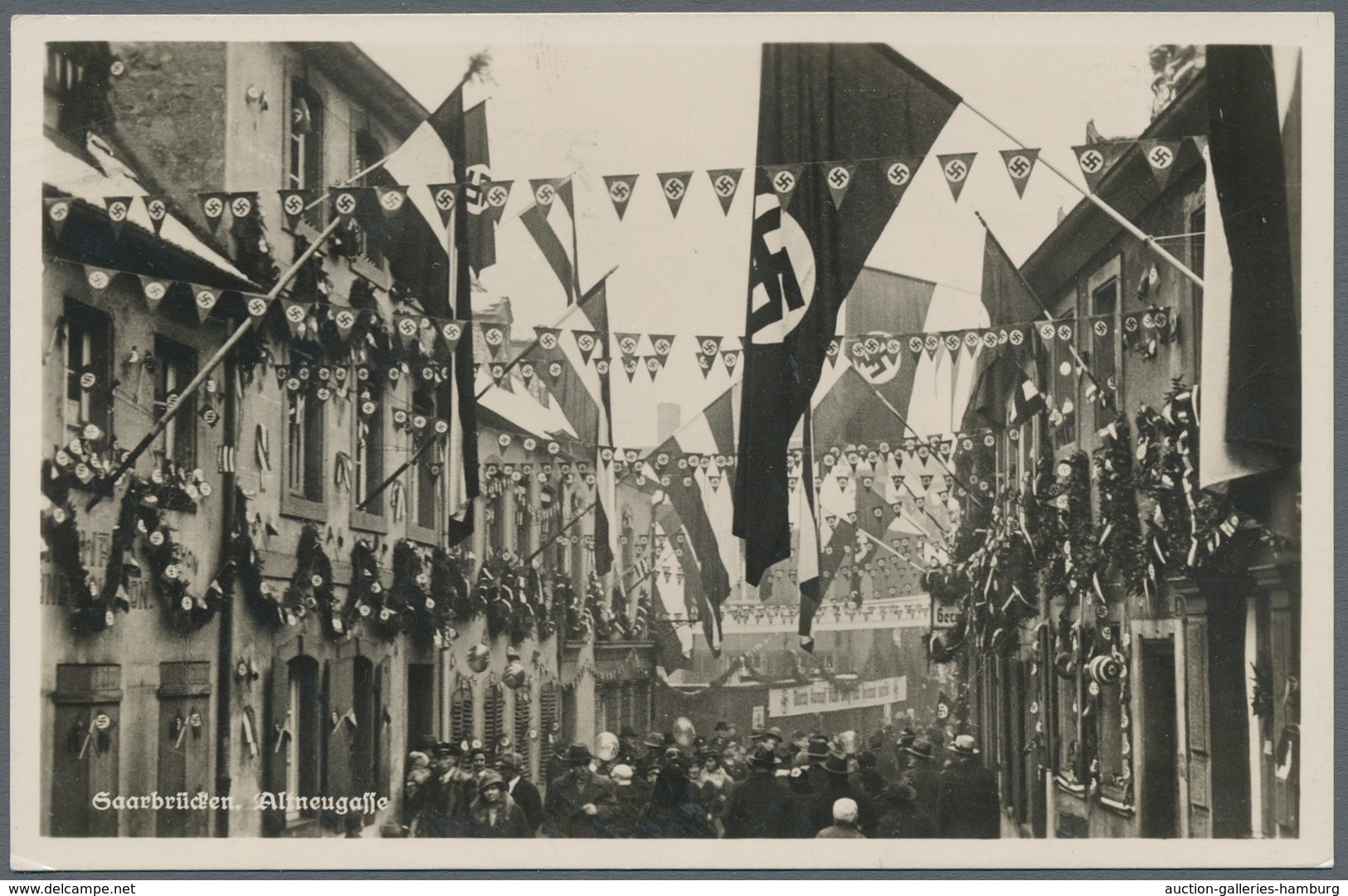 Deutsche Abstimmungsgebiete: Saargebiet: 1935, Volksabstimmung, zwölf Dokumente, Erinnerungs- u. Pro