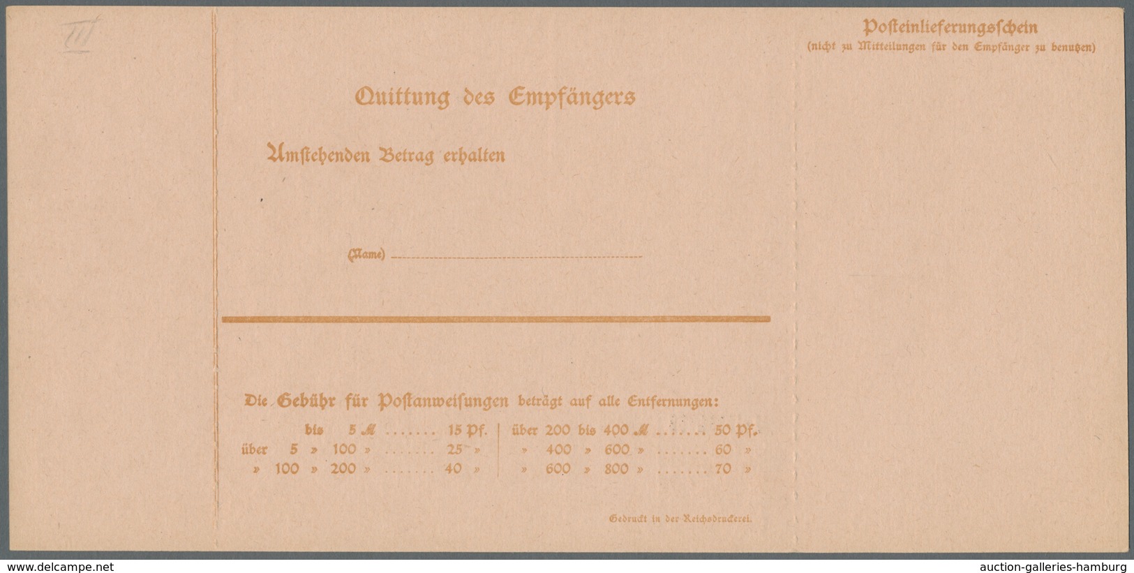 Deutsche Abstimmungsgebiete: Saargebiet - Ganzsachen: 1920, "25 Pfg. Germania/Saargebiet", Ungebrauc - Postal Stationery