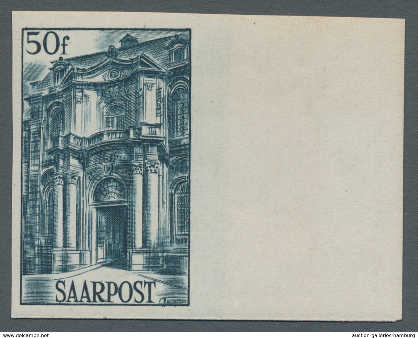 Saarland (1947/56): 1948, "Saar III Ungezähnt", Postfrischer Satz In Tadelloser Erhaltung, Die Vier - Ungebraucht