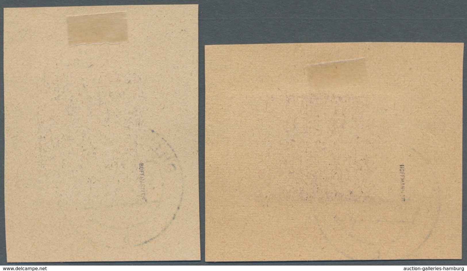 Saarland (1947/56): 1948, "Hochwasserhilfe", Kompletter Satz Je Einzeln Auf Briefstück Mit DILLINGEN - Unused Stamps