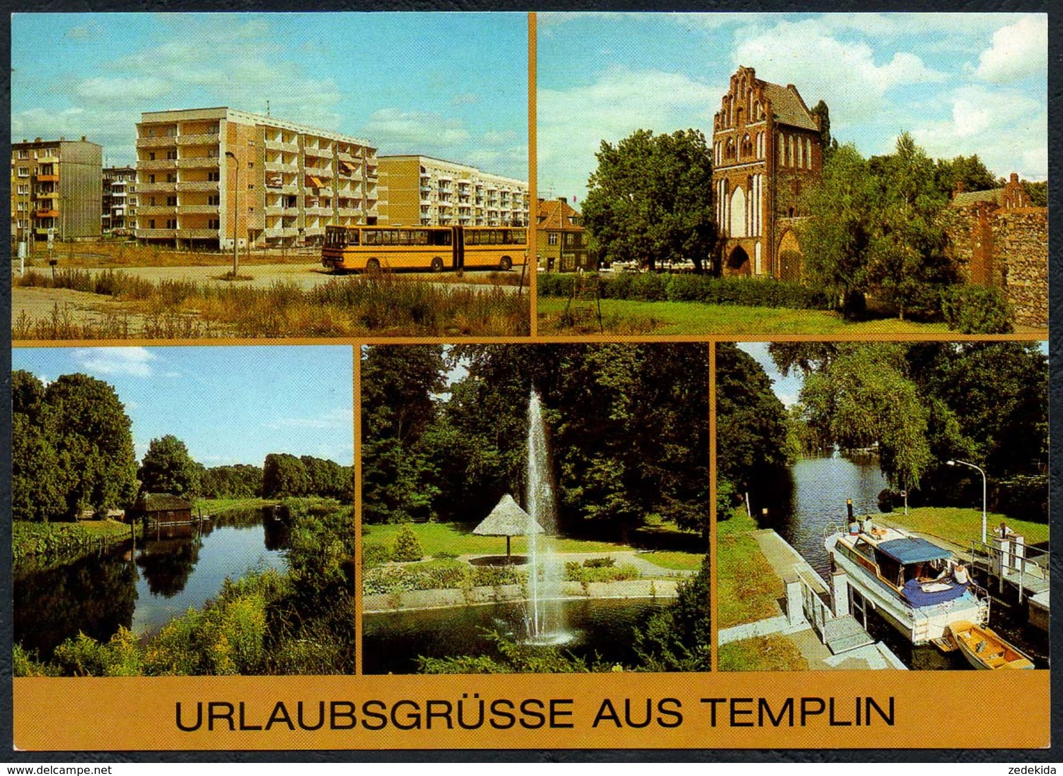 C9110 - TOP Templin Ikarus - Bild Und Heimat Reichenbach Verlag DDR - Templin