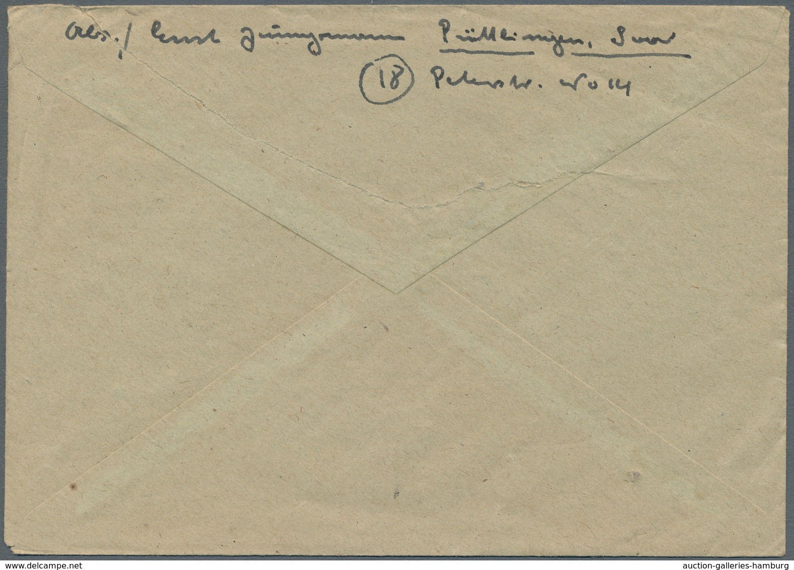 Saarland (1947/56) - Besonderheiten: SAARBRÜCKEN SCHA 05.5.47, Sauber Auf Mit EF Saar I Frank. Orts- - Sonstige & Ohne Zuordnung