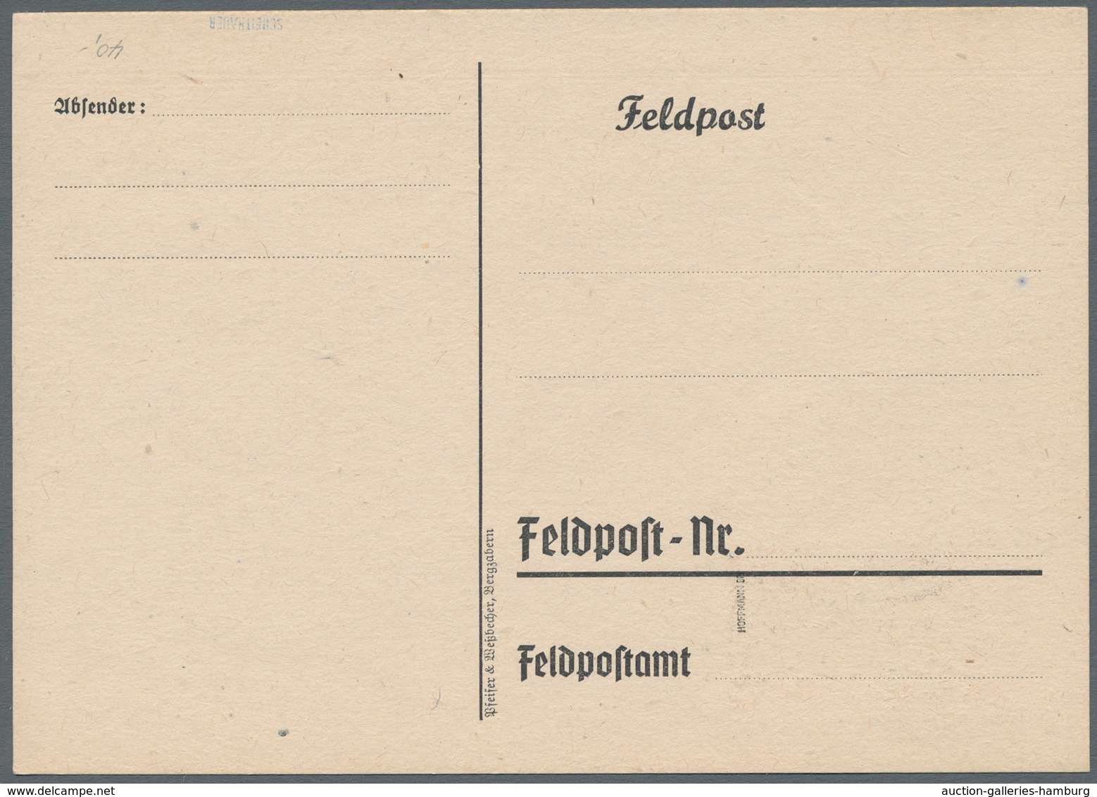 Saarland (1947/56) - Besonderheiten: "Vaudrevange (Saar) B Mit L1 24.Juni 1946", Klare Abschläge Neb - Other & Unclassified