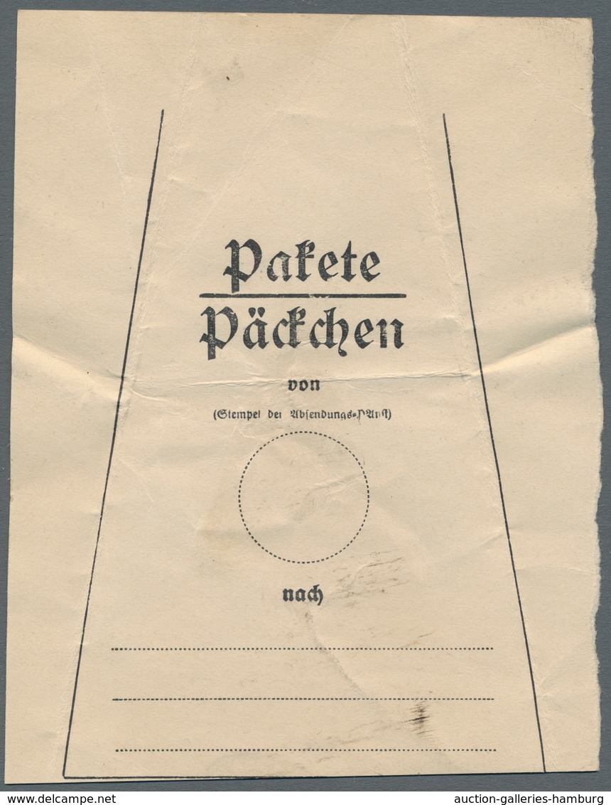 Saarland (1947/56) - Besonderheiten: VÖLKLINGEN (SAAR) I 29.7.53, Klar Auf Paketzettel In Guter Erha - Other & Unclassified