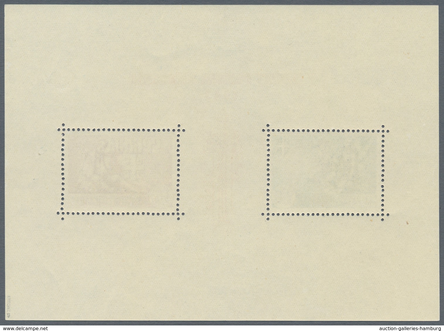 Dt. Besetzung II WK - Serbien: 1943, Invaliden-Block 2+3 Din. Mit Abart "Fleck Im Mantel". Qualitäts - Besetzungen 1938-45