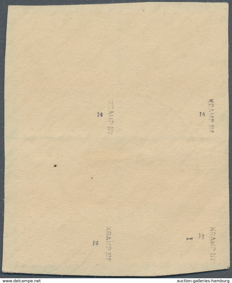 Sowjetische Zone - Mecklenburg-Vorpommern: 1946, 15 Pfg. Gelbbraun Auf Dünnem Glatten Papier "z", 4e - Sonstige & Ohne Zuordnung