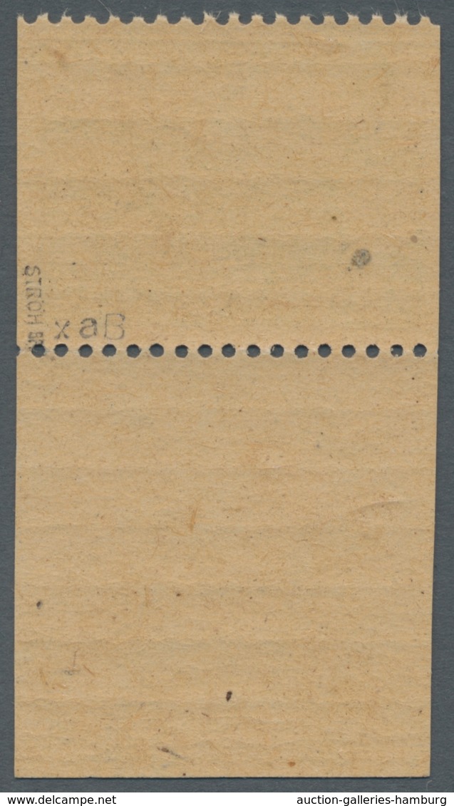 Sowjetische Zone - Provinz Sachsen: 1945, "6 Pfg. Bodenreform Auf "x"-Papier Mit Waag. Zähnung L 11 - Sonstige & Ohne Zuordnung