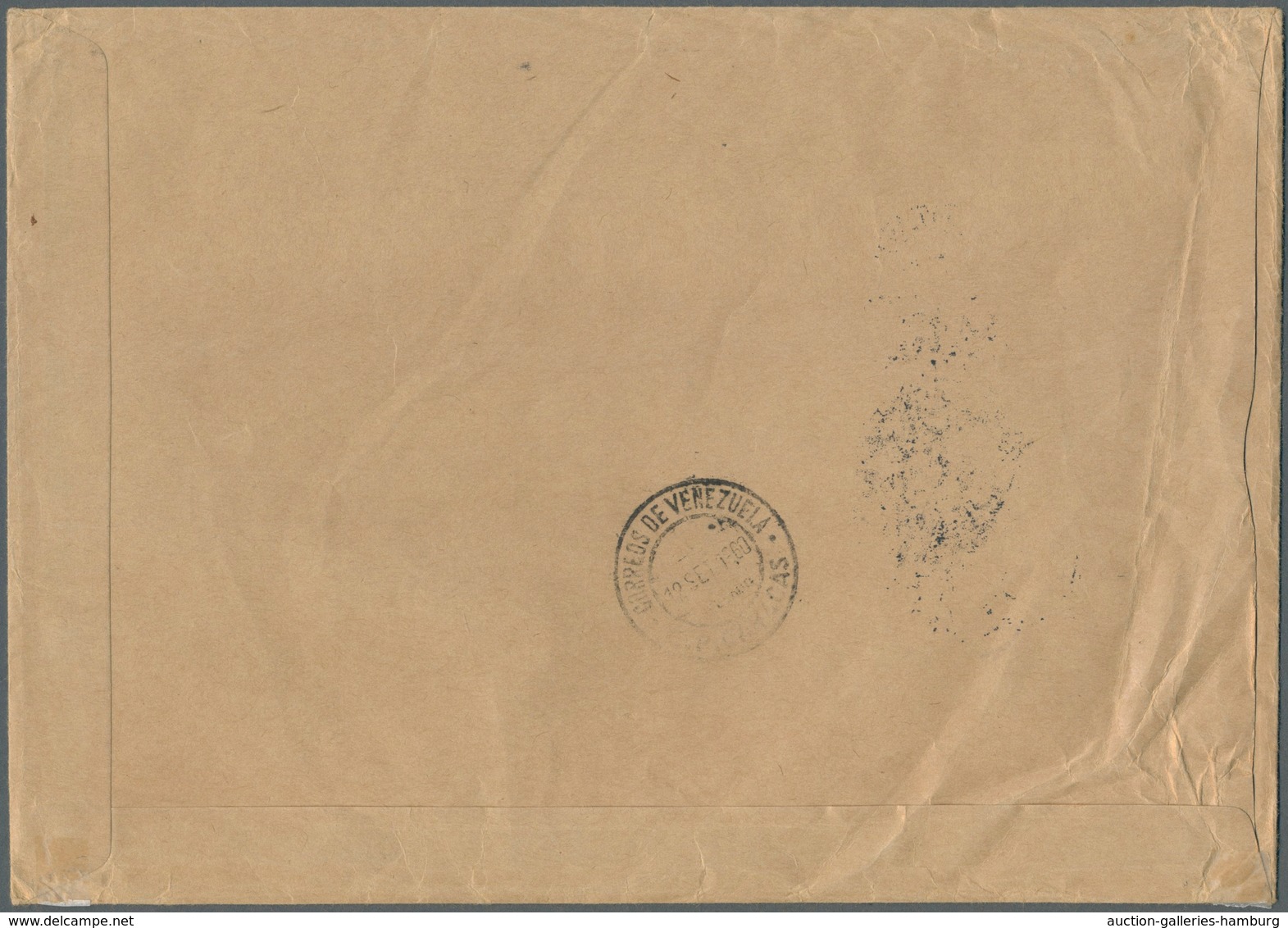 Berlin: 1960: Umschlag Firma Salomon Ca. 23 X 16 Cm Als Luftpostdrucksache Mit 1.- DM Und 3.- DM Bau - Covers & Documents