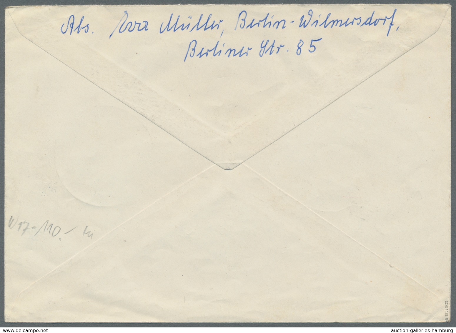 Berlin - Zusammendrucke: 1952, "1 Pfg. Bauten - Heftchenblatt", Sauber Gestempeltes Blatt Mit Zusatz - Se-Tenant